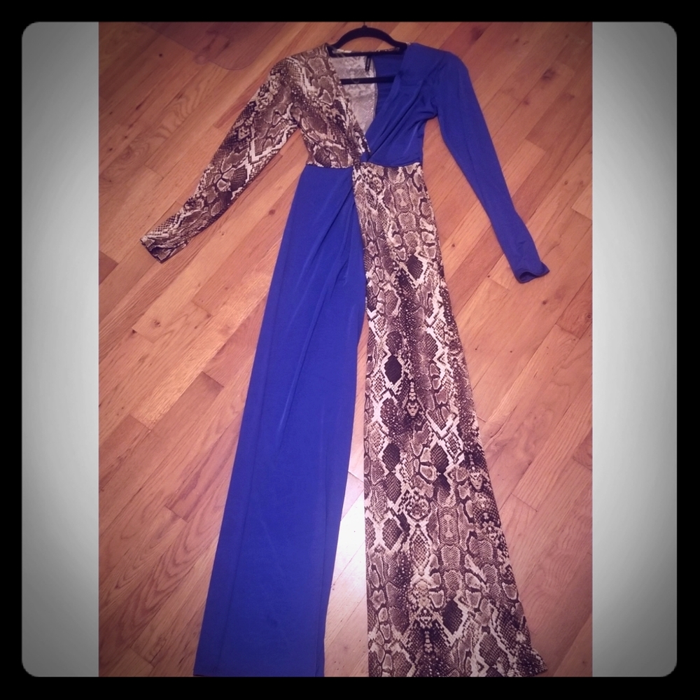 Trendy Blue Jumpsuit